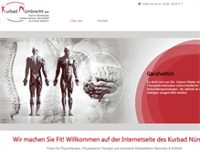 Tablet Screenshot of kurbad-nuembrecht.de